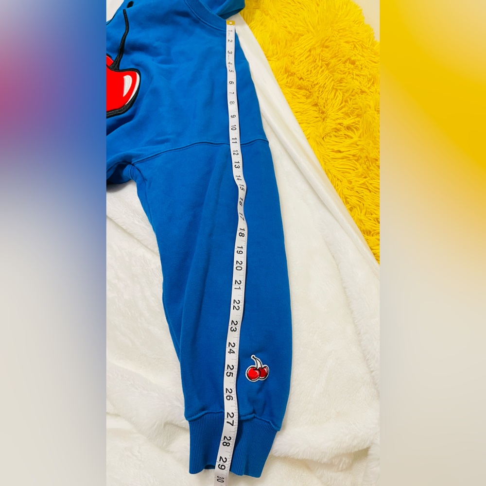 Kirsh Blue Sweatshirt with Cherry Design size 1 - Picture 10 of 11